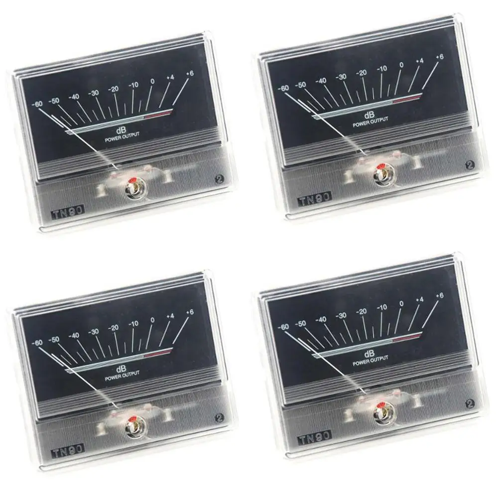 

4pcs TN90 Denon VU Meter DB Level Header Audio Power Amplifier Chassis Backlight
