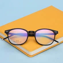 The New TR90 women Glasses frame retro optical clear Full box Eyeglasses frame Men prescription glasses frames 160