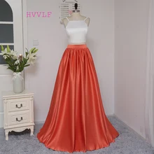 HVVLF Формальные платья знаменитостей A-Line Спагетти ремни две части белый красный две части знаменитый красный ковер платья