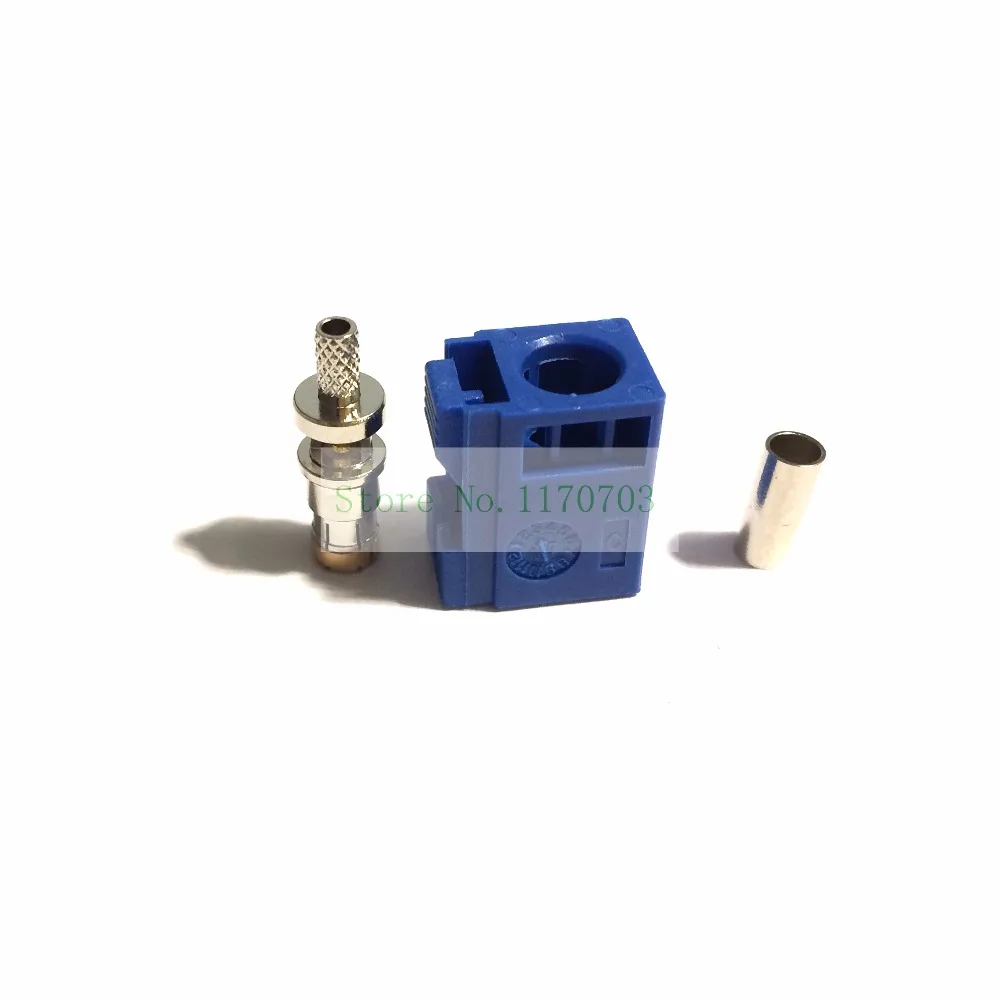 10 шт. RF Coax GPS антенна Fakra C разъем для кабеля RG174 RG316|female cable connectors|female antenna connectorfemale