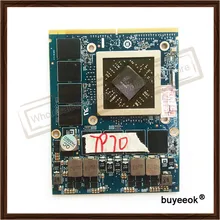 Оригинальная HD7970M HD 7970M DDR5 2 Гб графическая карта для DELL M18X R1 R2 M17X 216-0836036 дисплей Видео GPU карта HD7970 HD 7970