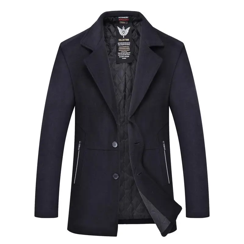 

8XL 7XL big size mens cashmere coat winter jacket men manteau homme Male medium long men wool coatovercoat leisure wear overcoat