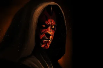 

HOT Star Wars- Darth Maul Classic Action Movie Art Silk Fabric Canvas Poster Print Picture