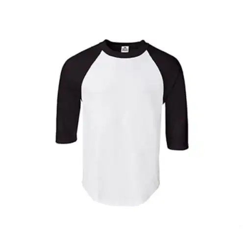 plain black baseball jersey