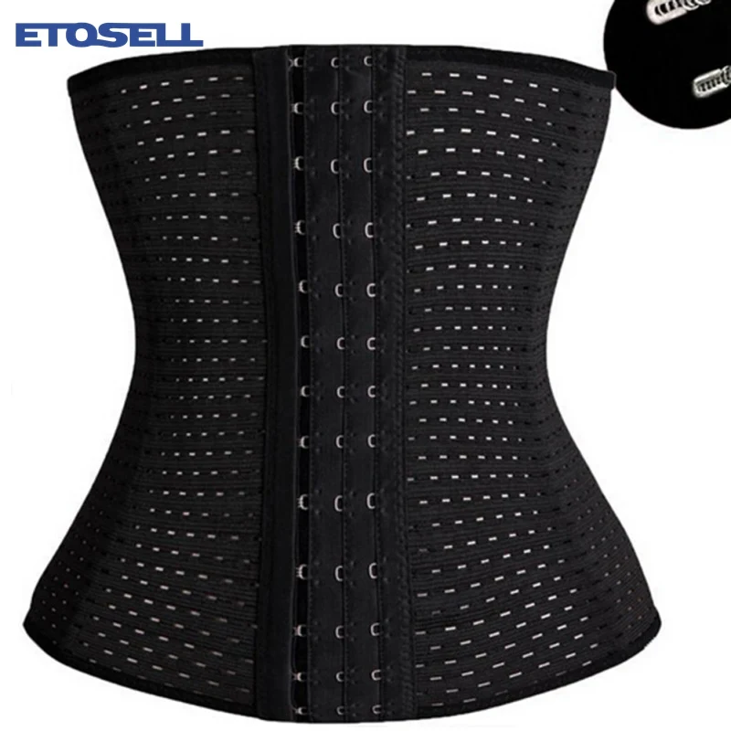 ETOSELL, 1 шт., корсет для похудения, корсет для талии, Cincher, нижнее белье, контроль живота, горячий пояс, Fajas, Женский послеродовой пояс для живота - Цвет: Black