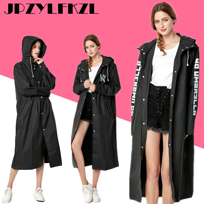 

EVA Women Raincoat Rainwear Men Rain Coat Impermeable Japan Waterproof Cape Cover Hooded Windbreaker Rain Jacket Women Jackets