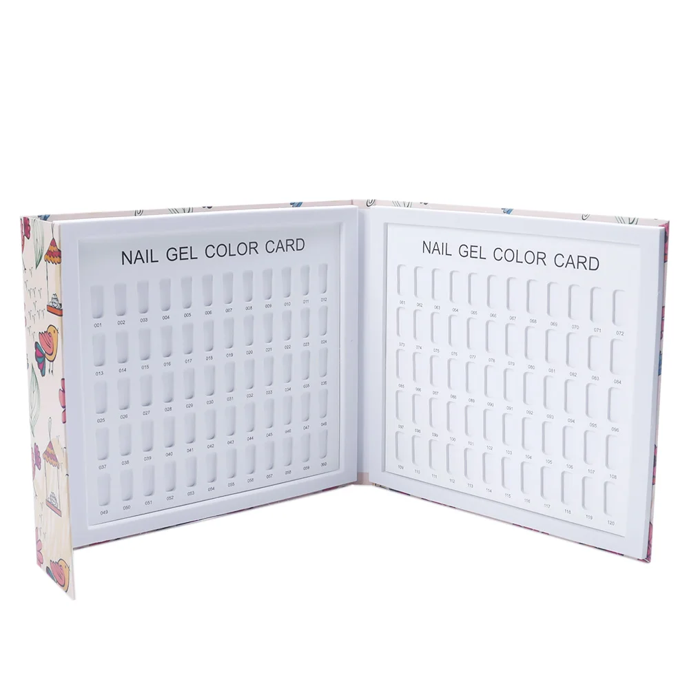 

Nail Art Acrylic Gel Tips Polish Card Display Board Book Chart Nail Tools 1 pc Fashion Nail Form Art Equipment