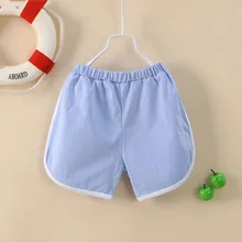 Летние шорты для мальчиков и девочек; хлопковые плавки для мальчиков; Детские шорты ярких цветов; детская пляжная одежда