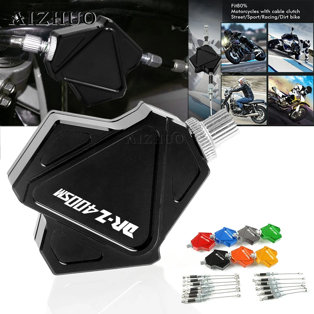 Motorcycle CNC Aluminum Stunt Clutch Lever Easy Pull Cable System For Suzuki DRZ400SM DRZ 400SM