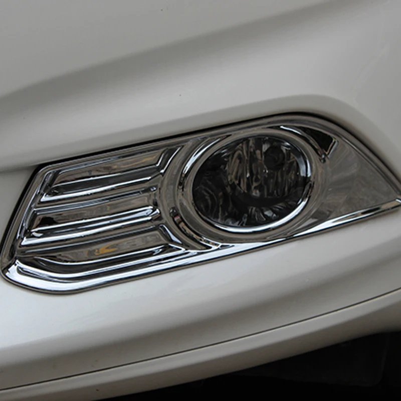 

Free Shipping High Quality ABS Chrome Front Fog lamps cover Trim Fog lamp shade Trim For Ford Mondeo