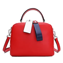 2 отделения, 2 ремешка ношения в руке и на плече, Для женщин из натуральной кожи, сумочка, сумка Натуральная воловья кожа, реальные Корова кожа Сумка через плечо P069