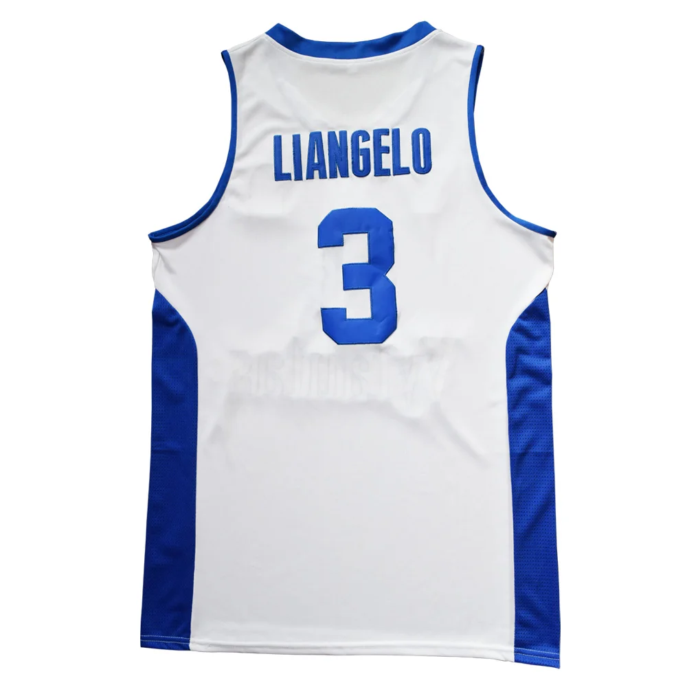 MM MASMIG LaMelo Ball #1 LiAngelo Ball #3 Lithuania Vytautas Basketball Jersey Stitched White Limited Edition