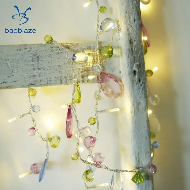 Baolaze 10-светодиодный Сказочный цепной шарик светильник вечерние свадебные Декор струнная лампа 1,5 м на праздник день рождения Вечеринка открытый балкон сад