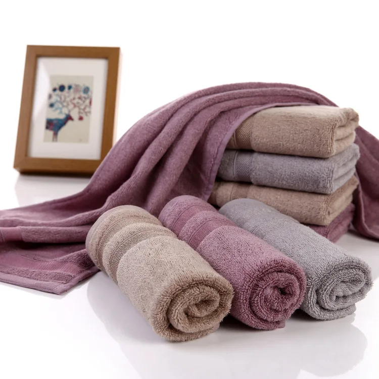 Bamboo fiber Bath Towel For Adults Sport BathroomTravel Soft Thick High Absorbent Antibacterial 70 * 140cm Towel
