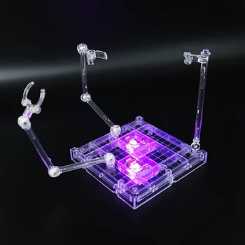 

Double Support Game Robot Soul Bracket 1 / 14 Hand Model Square Bracket with Colorful Flashing Lights Figma SHF Robot