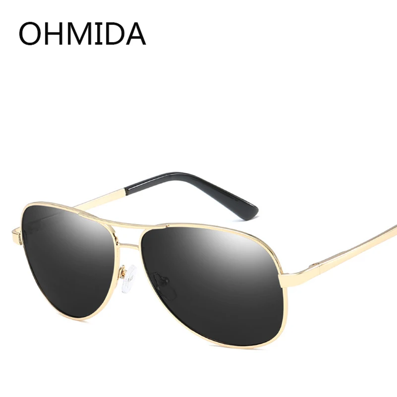 Солнцезащитные очки OHMIDA Мужские поляризационные винтажные брендовые солнечные