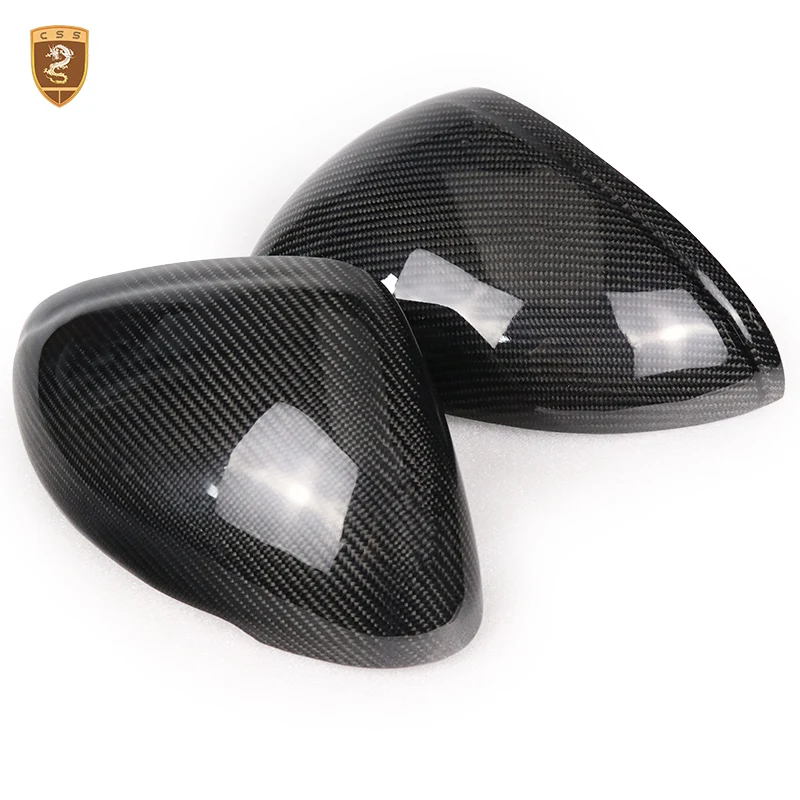 

For Porsche Macan 2014 2015 Carbon Fiber Side Wing Mirror Cover Trim Add on Style Mirror Cover Fit For Macan 2014 2015