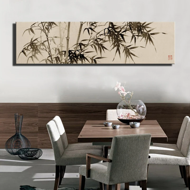 Традиционный китайский стиль плакаты и принты настенные художественные картины на холсте настенные украшения картины с орхидеей для гостиной домашний декор