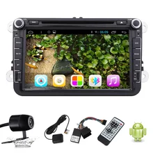 Android 5.1 OBD2 AMP Pantalla Táctil Capacitiva FM Estéreo Logo Coche DVD CD Radio WiFi BT Sub Sistema de Navegación GPS Para VW Volkswagen