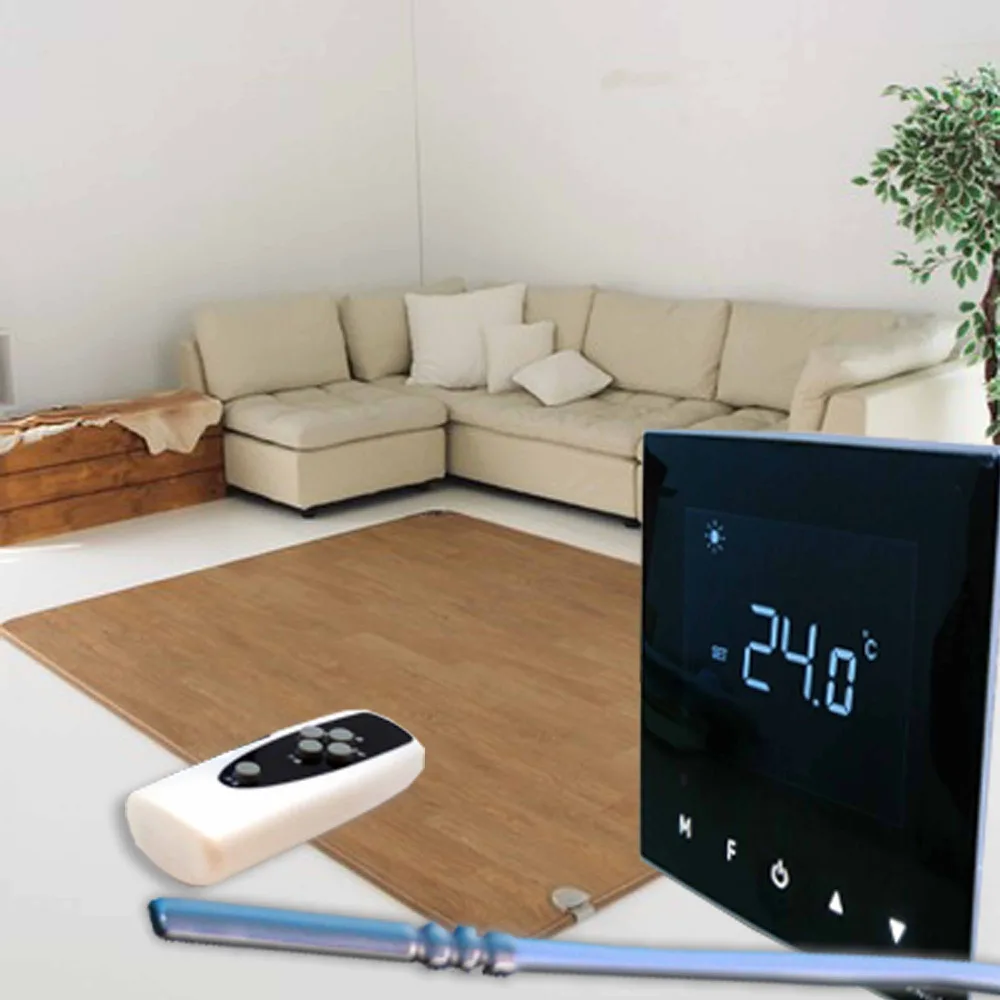 5KW 100 240VAC external sensor Electrically heated floor thermostat with Remote controlin