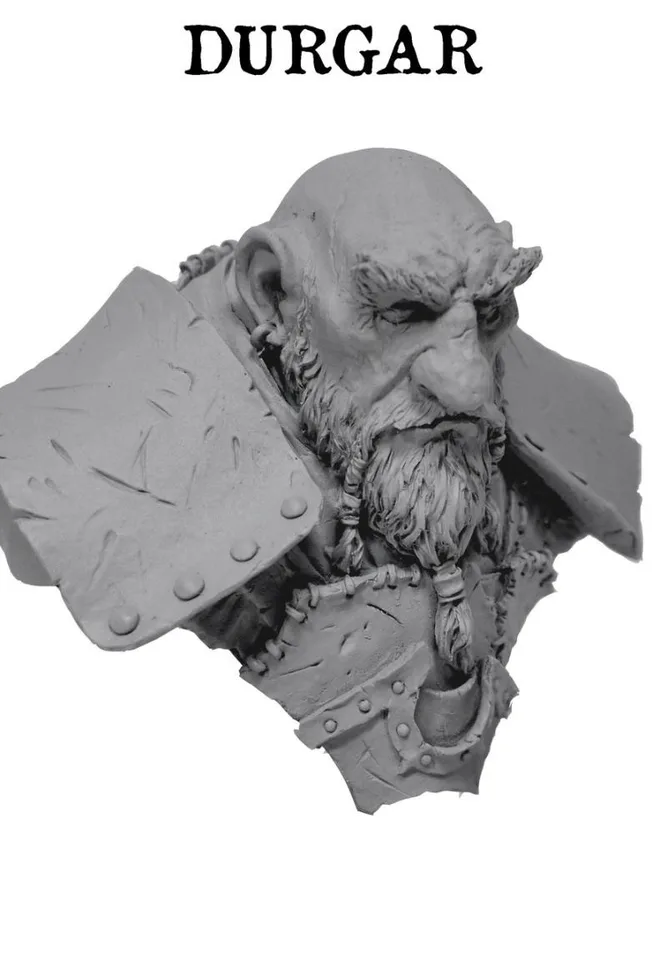 Unassambled GK 1//10 Fantasy Man Bust Resin Figure Miniature Model Kits Unpainted