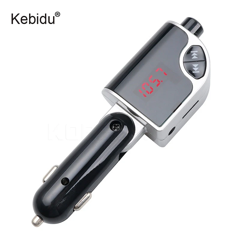 Bluetooth громкой связи kebidu FM передатчик Aux модулятор беспроводной Автомобильный MP3