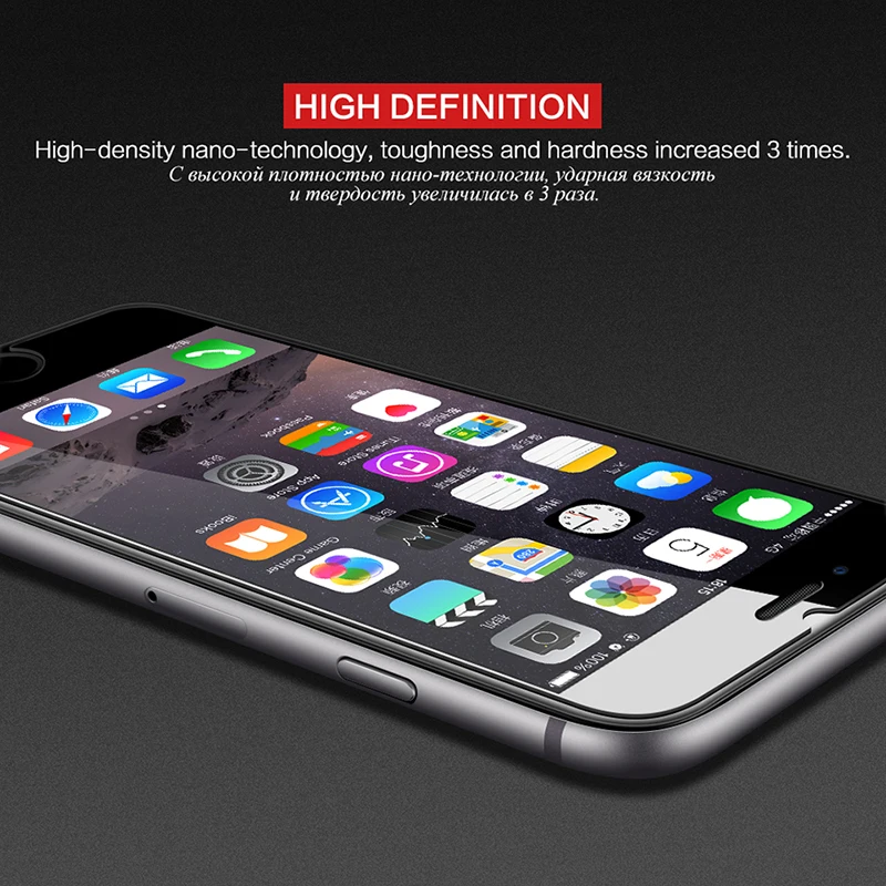 PZOZ Für iphone 6 Gehärtetes Glas Original Für iphone 6 Plus Glas Displayschutzfolie Schlank Transp