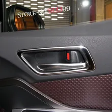 Интимные аксессуары! 4 * Нержавеющая сталь салона автомобиля дверные ручки чаши Рамки чехол Накладка для Toyota C-HR chr 2016 2017 стайлинга автомобилей