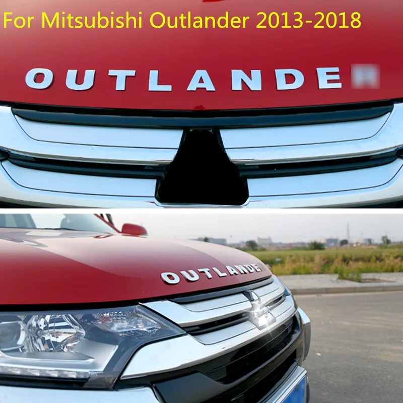 Наклейка из нержавеющей стали для Mitsubishi Outlander 2013 2018|Хромирование| |
