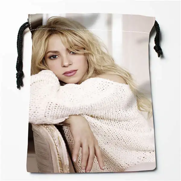Заказ печати Shakira Drawstring сумки для шоппинга дорожный мешок хранения сумка