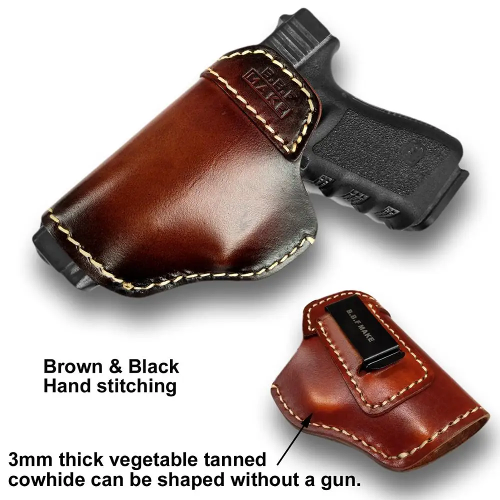 B.B.F MAKE Gun Holster Leather S & W М P щит Глок 17 19 22 23 26 27 32 33 42 43/Спрингфилд XDS с доски кобуры
