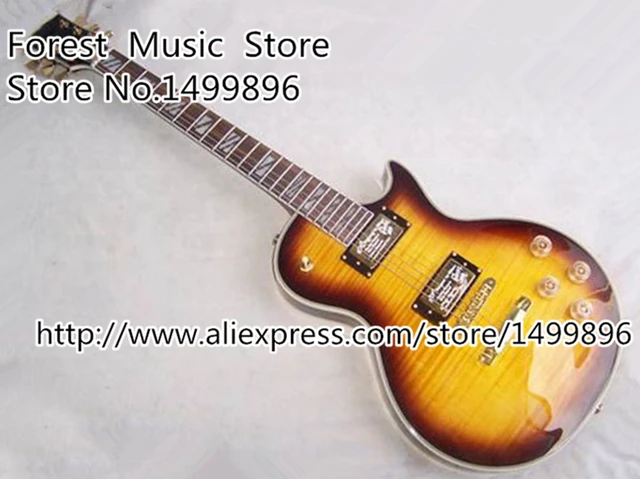 Cheap New Brand LP Electric Chinese Supreme Guitar Vintage Sunburst Guitar Body China OEM Left Handed Custom Available