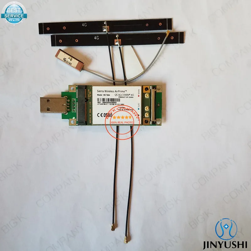 Sierra Wireless MC7304 + GPS активная антенна 4G PCB черная U.FL к USB адаптеру | Компьютеры и офис