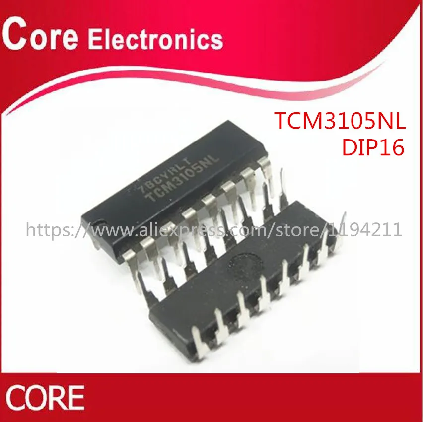100PCS TCM3105NL TCM3105N TCM3105 DIP-16 IC new | Электронные компоненты и принадлежности