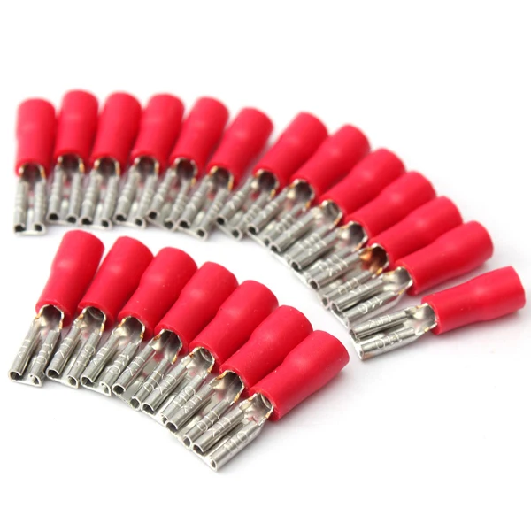 

50PCS 2.8mm Crimp Terminals Female Spade Connector 0.5-1.5mm 22-18AWG