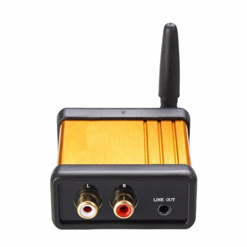 Hifi Class Bluetooth 4 2 Audio Receiver Amplifier Car Stereo Modify Support Aptx Low Delay Gold Bluetooth Handsfree Car Kit