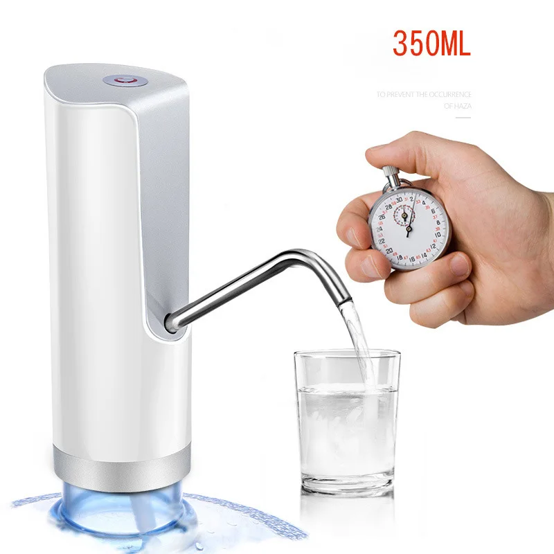USB Charging Water Dispenser Electric Water Bottle Pump Dispenser Portable Drinking Water Bottles Faucet Drink Barreled