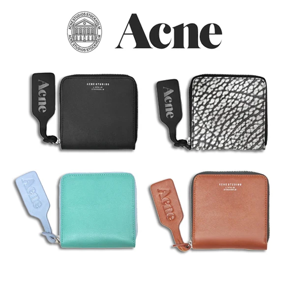 Acne studios Slim Wallet Women Purse Genuine Leather Womens Wallets Mini Small Luxury Designer Wallet Famous Brand acne wallet