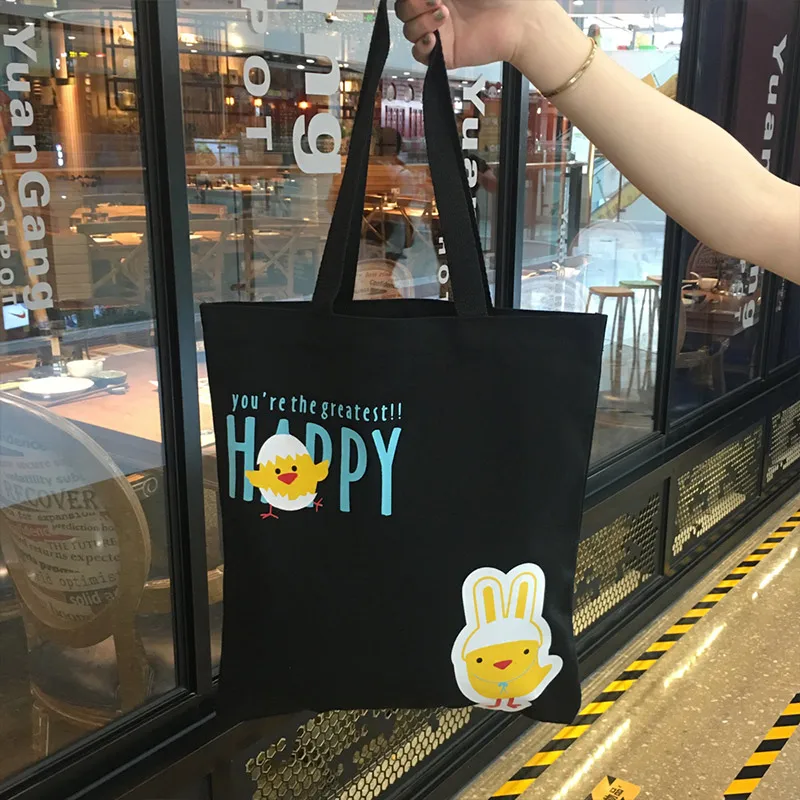 Casual Women Large Capacity Tote Canvas Shoulder Bag Cartoon Printing Storage Shopping Bag Beach Bags Casual Tote Feminina Casual Women Large Capacity Tote Canvas Shoulder Bag Cartoon Printing Storage Shopping Bag Beach Bags Casual Tote Feminina