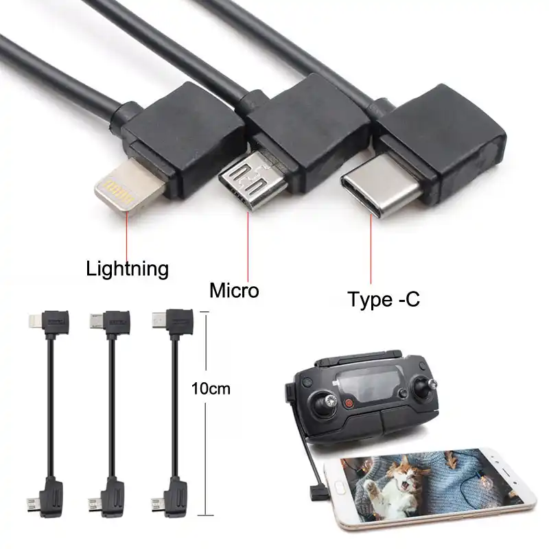 Micro USB Fit IOS Type c OTG Data Cable 