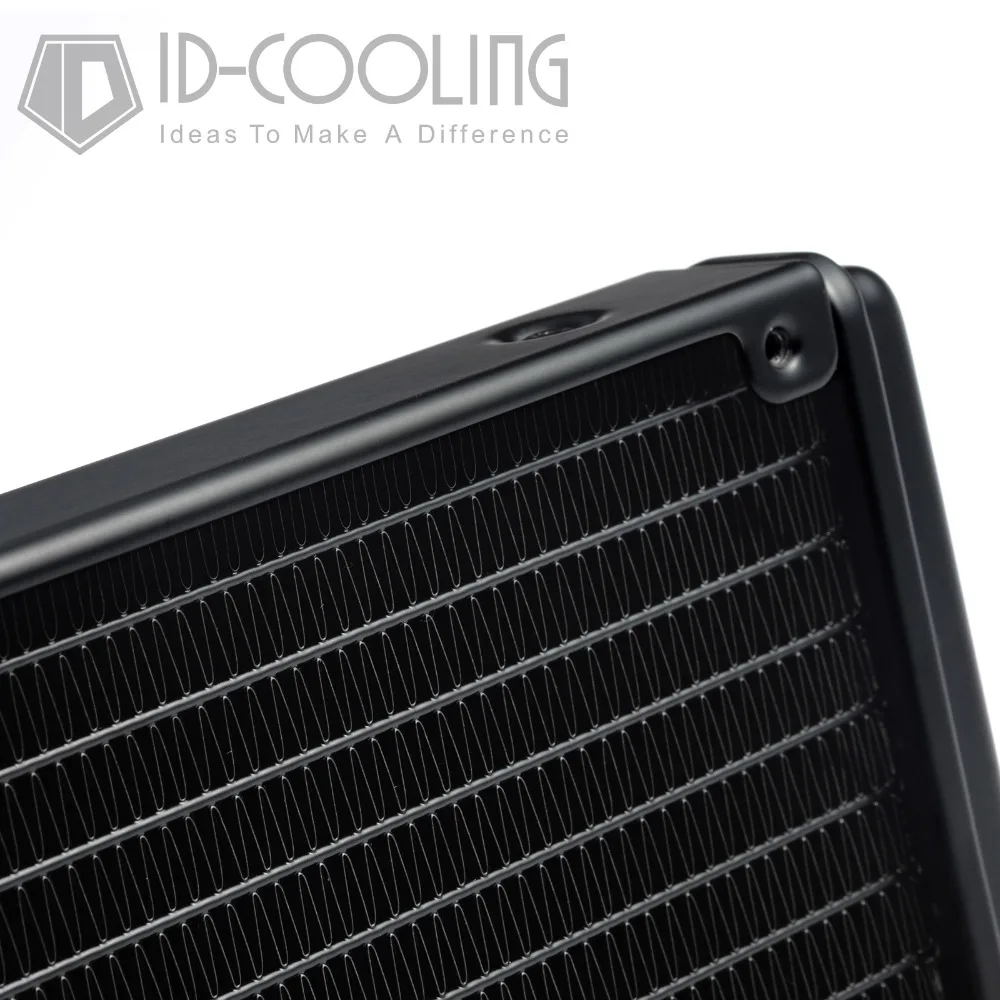 ID COOLING 240 мм алюминиевый радиатор водяного охлаждения совместимый с двумя 120