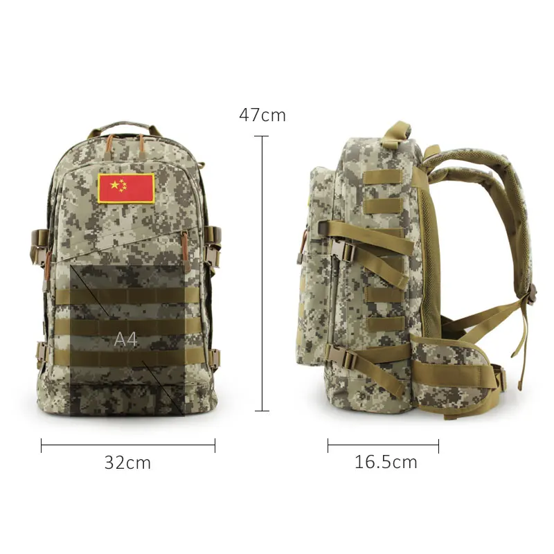 Военный Тактический Рюкзак Molle для мужчин нейлоновая Водонепроницаемая уличная