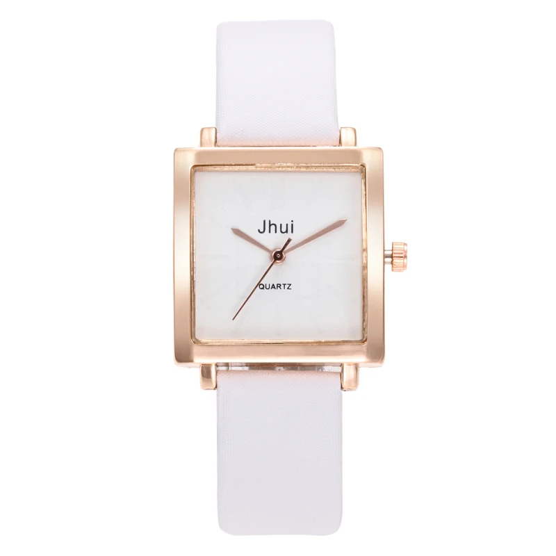 Роскошные Брендовые женские квадратные часы с браслетом, наручные часы с кожаными кристаллами, женские кварцевые часы, Прямая поставка