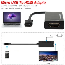 Type C& Micro USB к HDMI 1080P HD аудио видео кабель для HD ТВ конвертеры адаптеры для ТВ ПК ноутбук телефон планшет