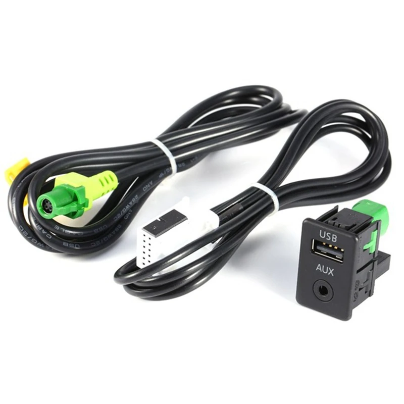 

SITAILE RCD510+310+300+RNS315 AUX USB Switch Plug Cable Fit for VW MK6 Golf Jetta CC car modification kit styling