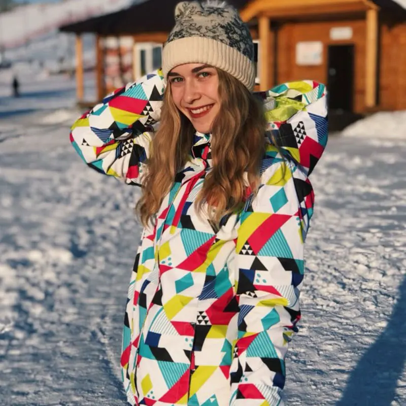 Winter Ski suit Women Brands 2018 High Quality Ski Jacket And Pants Snow Warm Waterproof Windproof Skiing And Snowboarding Suits