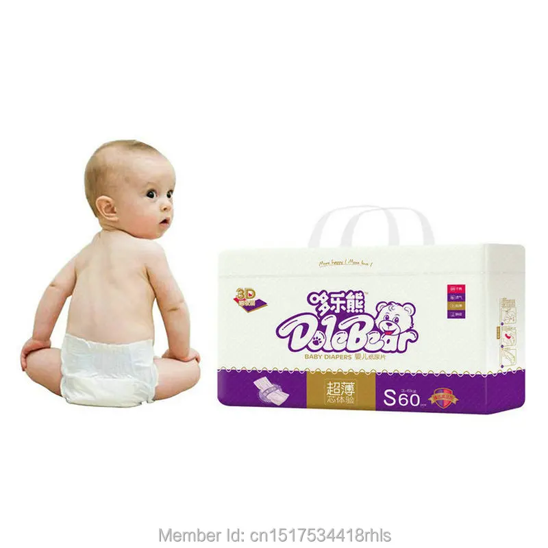 DP L50 Dolebear Newborn disposable Ultra thin core nappies baby Paper