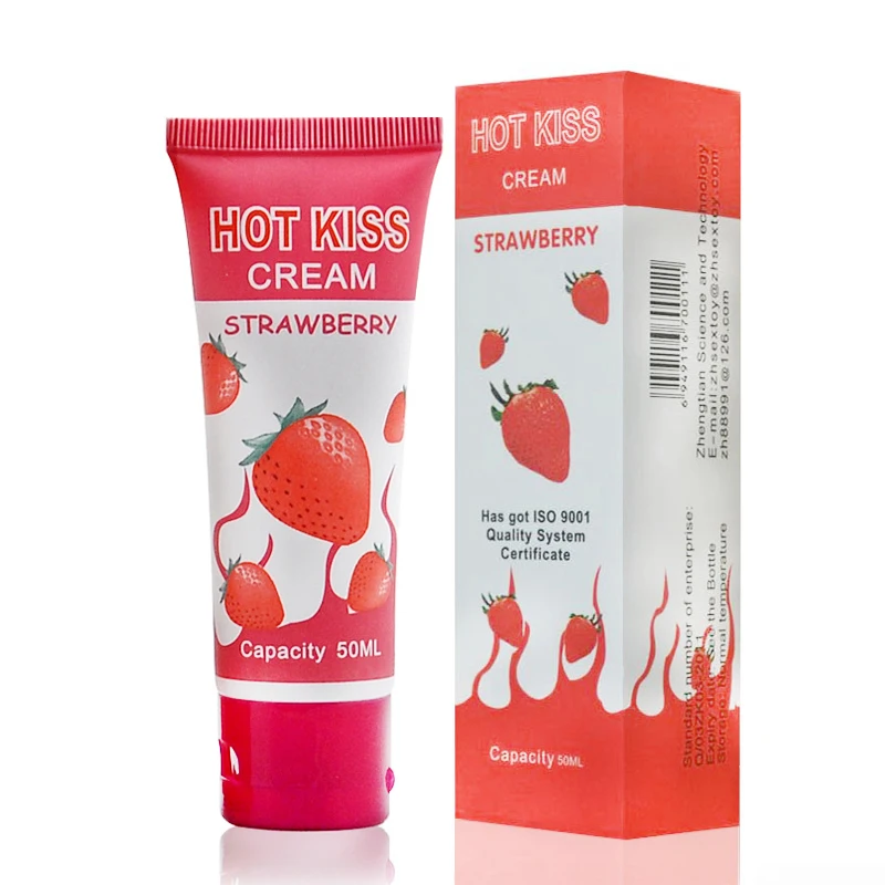 Strawberry Cream Taste Oral Sex Lubricant 50ml