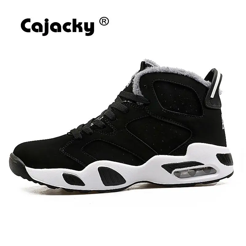 

Cajacky Men Hiking Shoes Winter Warm Fur Outdoor Boots Unisex Plush Snow Botas Unisex 35-44 Men Sport Shoes High Top Sneakers