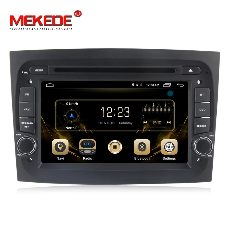 

MEKEDE HD 4G LTE 1din Android 7.1 Car DVD Player GPS Navigation System Media Radio Stereo For Fiat Doblo 2015 2016 WIFI BT